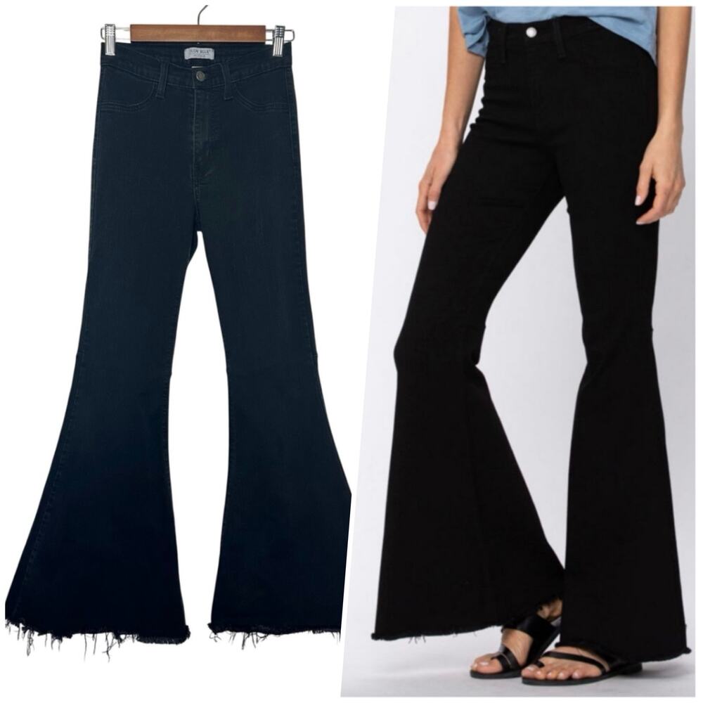 Judy Blue | Women | Black High Waist Super Flare Stretch Jeans | Size 26
